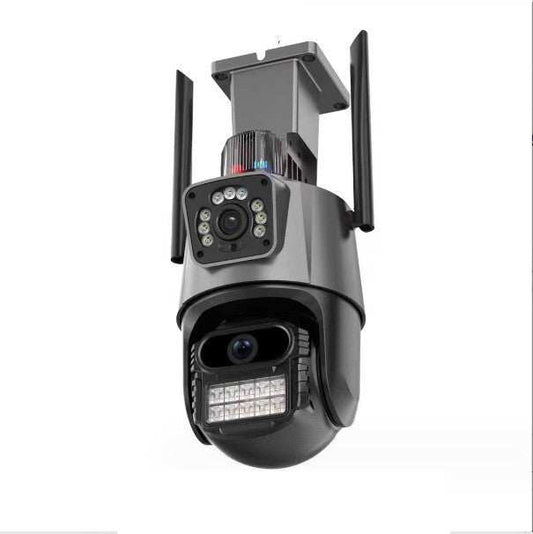 6 Million Gun Ball Binocular wireless outdoor security camera with 6MP dual light full color night vision and WiFi connectivity