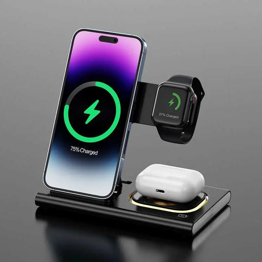 3 IN 1 15W Wireless Charging Charger Magnetic Desktop Night Light IwatProduct information:Color A80 Black, A80 White, A80 Orange, A80 Yellow, A80 Blue, A80 Purple, A80 RedStyle Universal
 Size:
 
 
 
 
 Packing list: 
 Wireless chargerDropshipmanAMIR BAGS INDIA PRIVATE LIMITEDnull