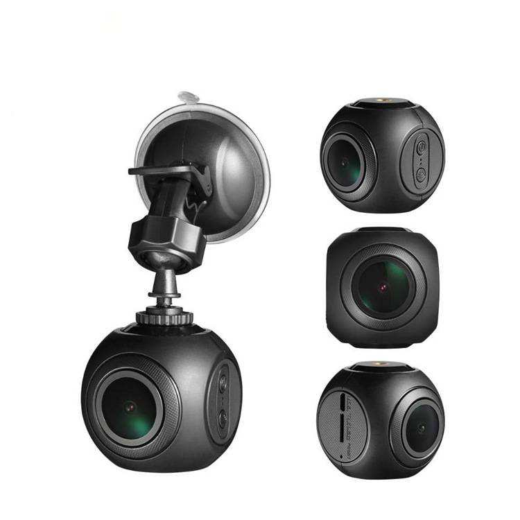 Mini WiFi Car Dash Cam FHD 1080P with GPS, G-Sensor, night vision, and suction mount for dashboard recording