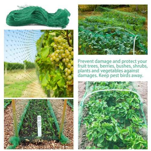 33FT Anti Bird Netting Pond Net Protection Tree Crops Plants Fruits - AMIR BAGS INDIA PRIVATE LIMITED