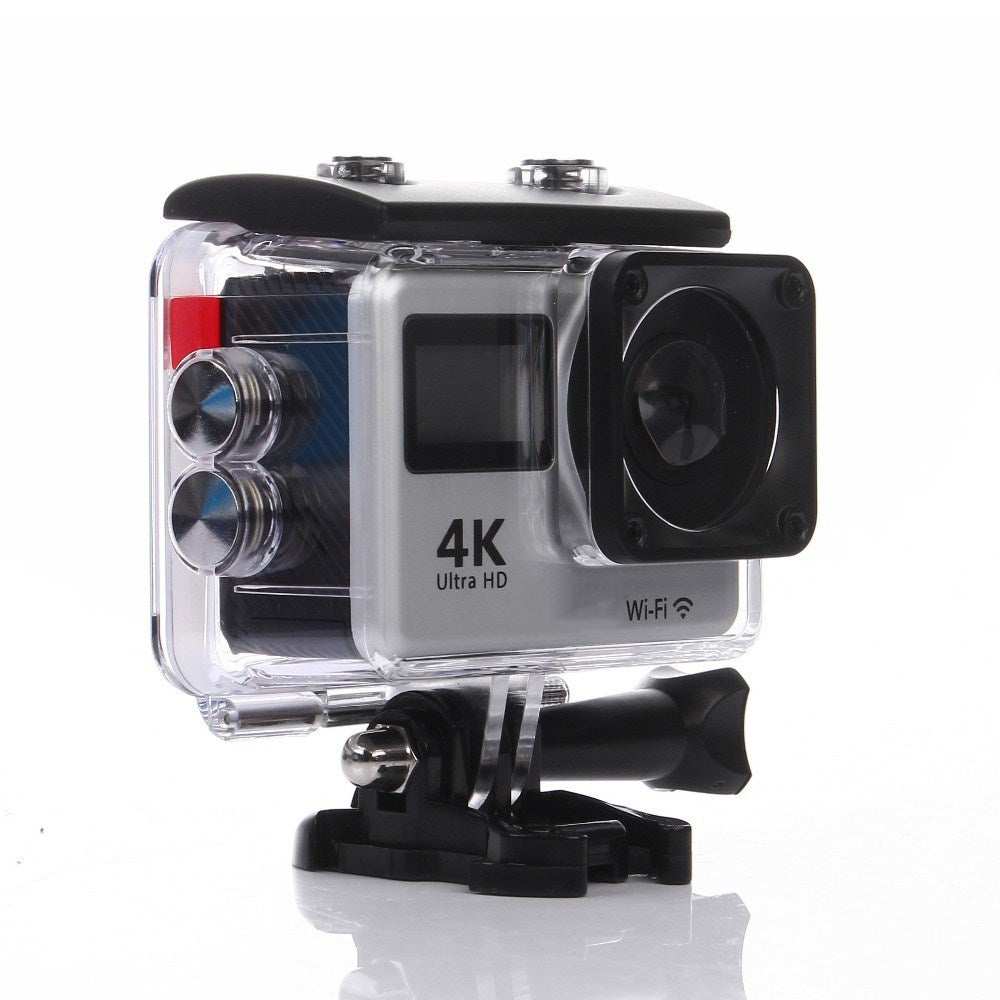 4K Ultra HD Wi-Fi diving camera with waterproof case and wide-angle lens