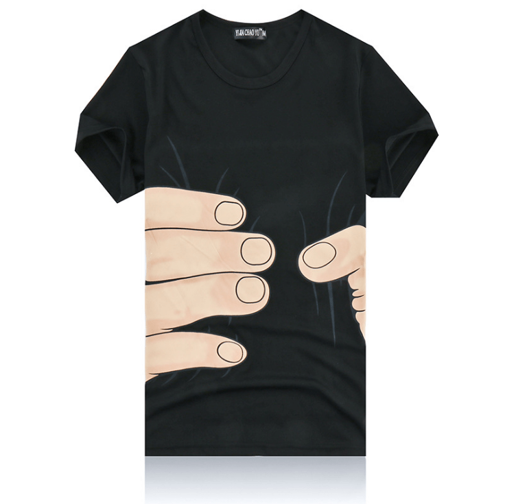 3D big hand short sleeve t-shirt - AMIR BAGS INDIA PRIVATE LIMITED