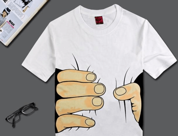 3D big hand short sleeve t-shirt - AMIR BAGS INDIA PRIVATE LIMITED
