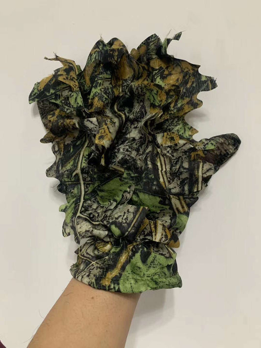 3D Gloves Outdoor Camouflage Leaves Matching - AMIR BAGS INDIA PRIVATE LIMITED