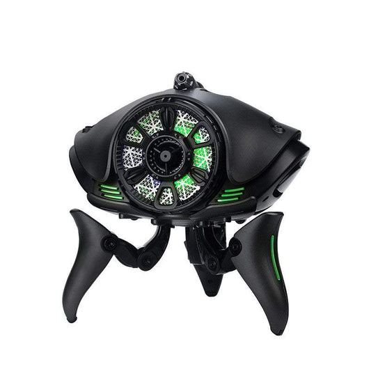 Wireless high sound quality Bluetooth speaker with high power subwoofer and futuristic tripod design