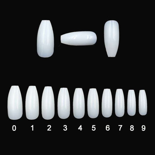 500 transparent natural fake nails - AMIR BAGS INDIA PRIVATE LIMITED
