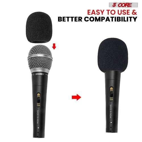 5Core Microphone Cover Soft Foam Mic Windscreen Windproof Sponge for - AMIR BAGS INDIA PRIVATE LIMITED