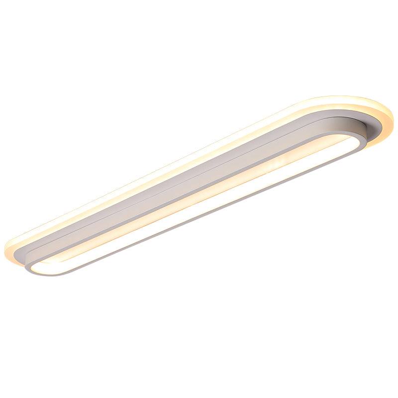 Creative cloakroom LED ceiling light with modern rectangular design for hallway and corridor lighting