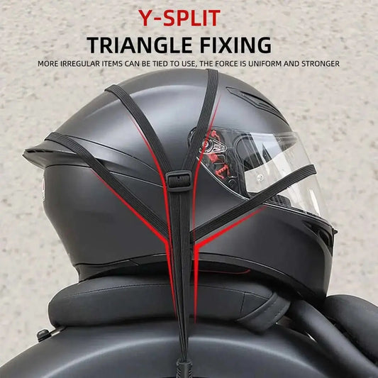 60cm Motorcycle Luggage Strap Helmet Fixed Straps Universal Retractabl• Universal Retractable Elastic Buckle Rope :The rope is designed to fit most motorcycle helmets, making it a versatile option for riders.

• Durable Helmet Luggage AMIR BAGS INDIA PRIVATE LIMITEDAMIR BAGS INDIA PRIVATE LIMITEDnull