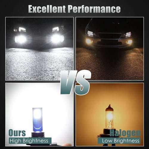 9005 9006 LED Headlights Kit Combo Bulbs 8000K High Low Beam Super - AMIR BAGS INDIA PRIVATE LIMITED