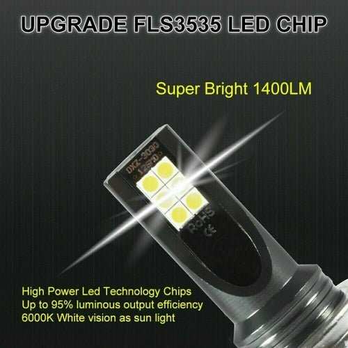 9005 9006 LED Headlights Kit Combo Bulbs 8000K High Low Beam Super - AMIR BAGS INDIA PRIVATE LIMITED