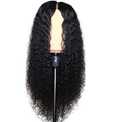 AA Hair Front Wig Womens Brazilian Human Long Curly Lace Wavy Hair - AMIR BAGS INDIA PRIVATE LIMITED