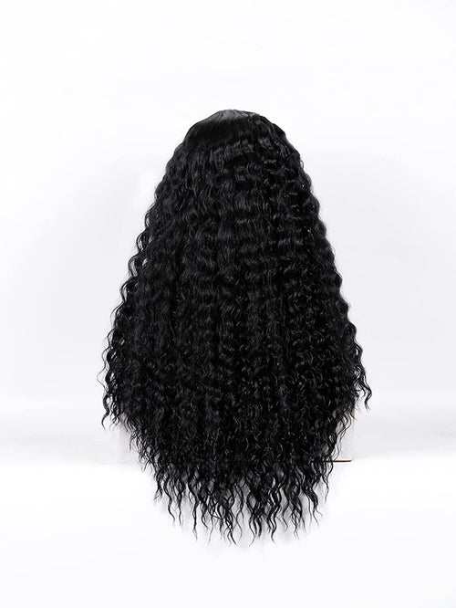 AA Hair Front Wig Womens Brazilian Human Long Curly Lace Wavy Hair - AMIR BAGS INDIA PRIVATE LIMITED