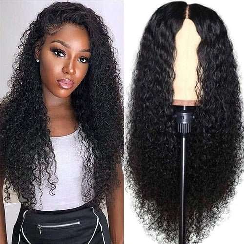 AA Hair Front Wig Womens Brazilian Human Long Curly Lace Wavy Hair - AMIR BAGS INDIA PRIVATE LIMITED