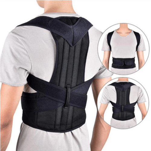 Adjustable Posture Corrector Low Back Support Shoulder Brace Belt For - AMIR BAGS INDIA PRIVATE LIMITED