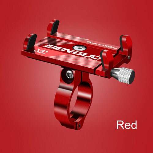 Aluminum Motorcycle Bike Bicycle Holder Mount Handlebar For Cell Phone - AMIR BAGS INDIA PRIVATE LIMITED