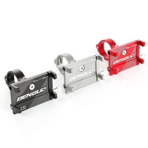 Aluminum Motorcycle Bike Bicycle Holder Mount Handlebar For Cell Phone - AMIR BAGS INDIA PRIVATE LIMITED