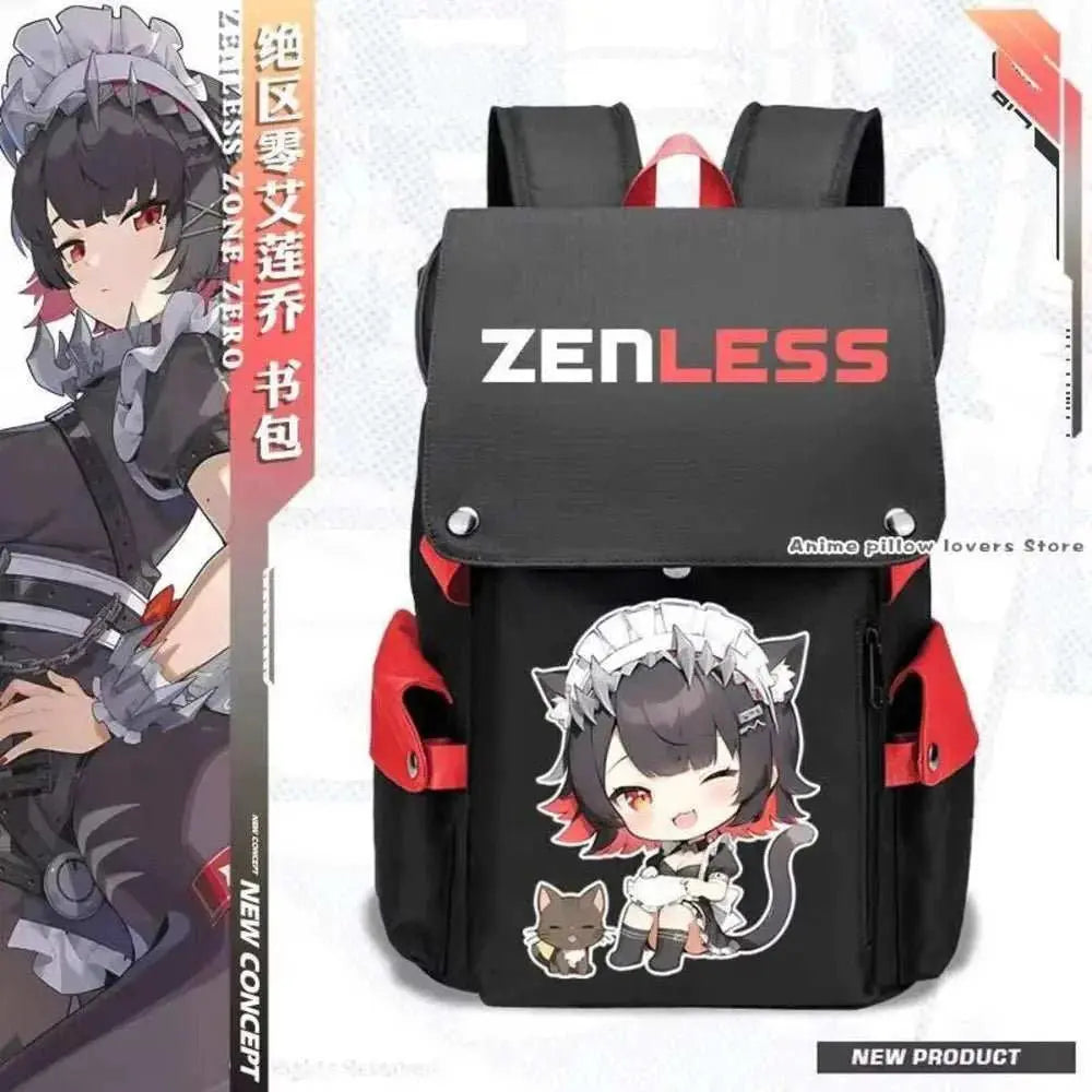 Anime Zenless Zone Zero Ellen Joe School Bag Student Game Men Women Versatile Casual Backpack - AMIR BAGS INDIA PRIVATE LIMITED