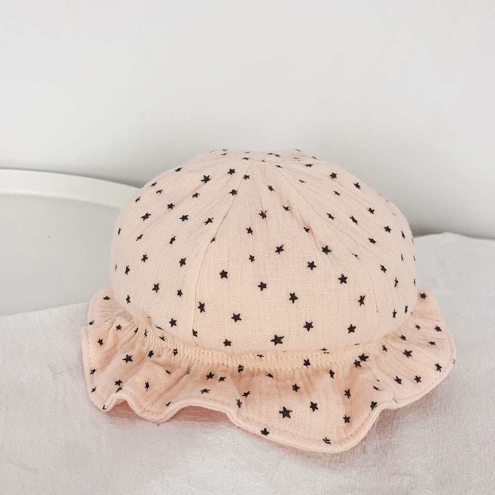 Baby Fisherman Double Polka Dot Baby Sun Hat - AMIR BAGS INDIA PRIVATE LIMITED