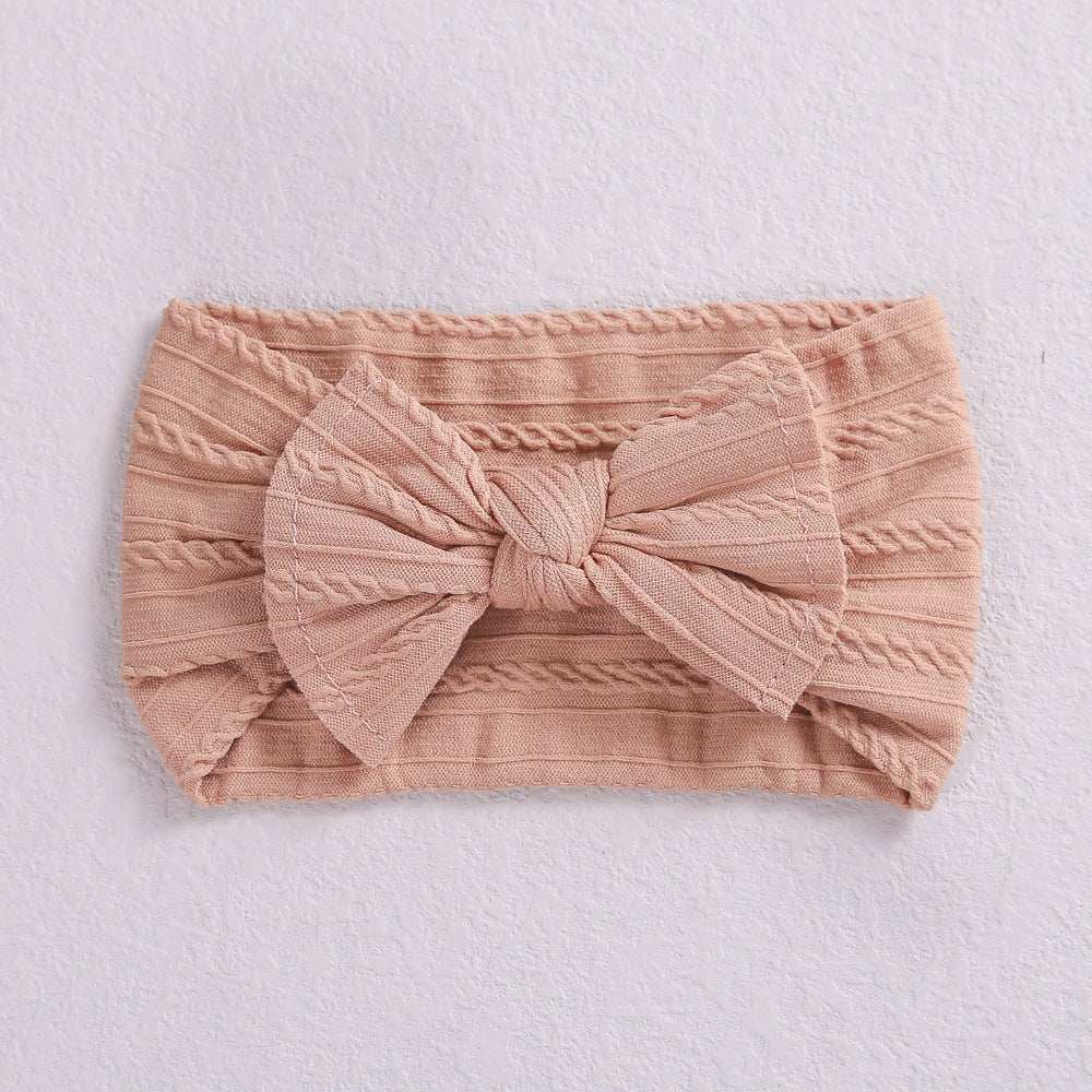 Baby Hair Accessories Elastic Head Bandwidth Edge Nylon Bow Headband For Children - AMIR BAGS INDIA PRIVATE LIMITED