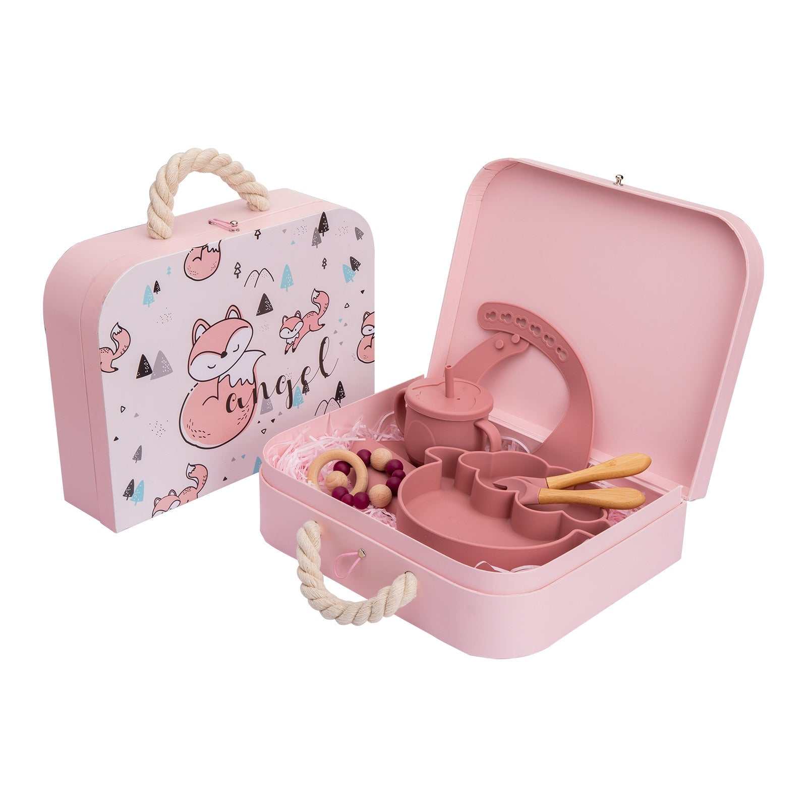 Baby Silicone Bowl Newborn Tableware Set - AMIR BAGS INDIA PRIVATE LIMITED
