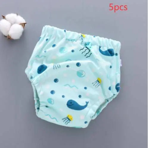 Baby Training Pants Washable 6 - layer Gauze Diaper Cover - AMIR BAGS INDIA PRIVATE LIMITED