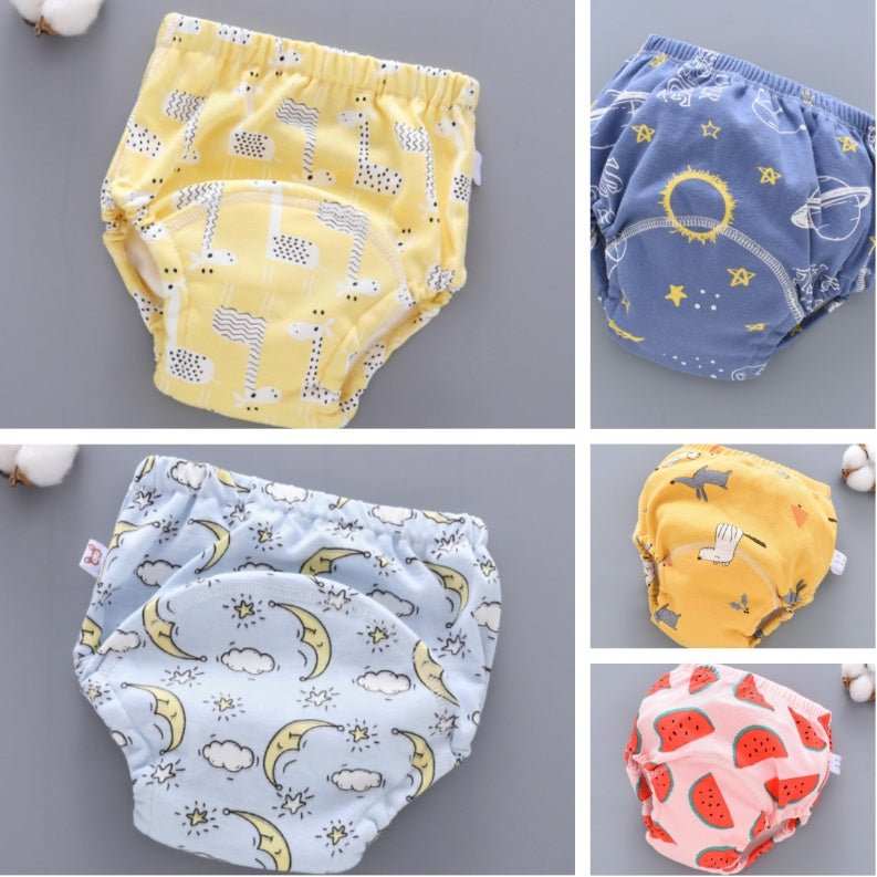 Baby Training Pants Washable 6 - layer Gauze Diaper Cover - AMIR BAGS INDIA PRIVATE LIMITED