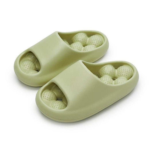 Ball Massage Sole Design Bathroom Slippers Women's House Shoes Indoor Non - Slip Floor Home Slippers Summer - AMIR BAGS INDIA PRIVATE LIMITED