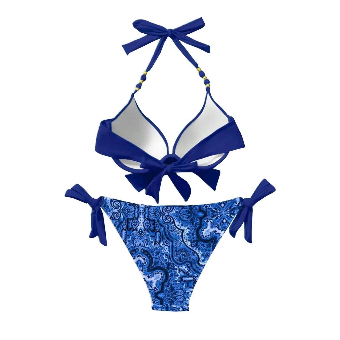 Bathing Suit Top 18W Women'S Sexy Fashion Bikini Strap Split Swimsuit Mom Bod Bathing Suits - AMIR BAGS INDIA PRIVATE LIMITED