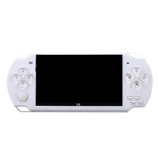 White X6 handheld game console with 4.3-inch HD screen and built-in controls