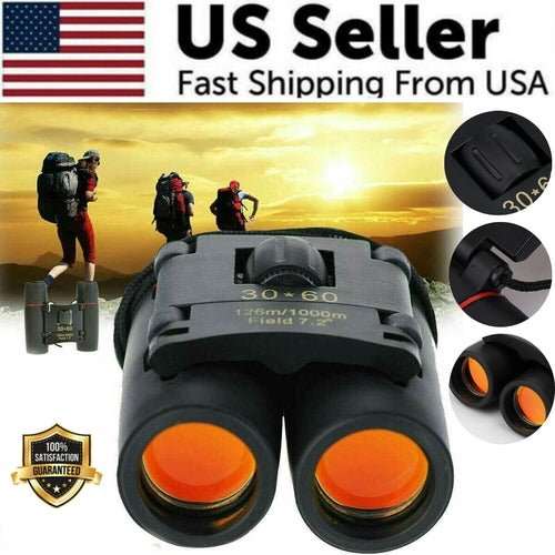 Binoculars 30x60 Zoom Outdoor Travel Compact Folding Telescope Hunting - AMIR BAGS INDIA PRIVATE LIMITED