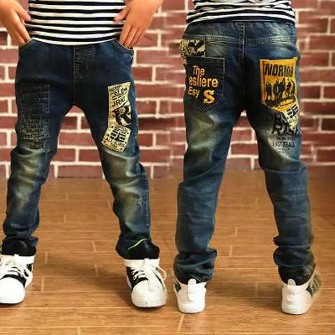 Boys' Denim Trousers Trousers Children's Clothing - AMIR BAGS INDIA PRIVATE LIMITED