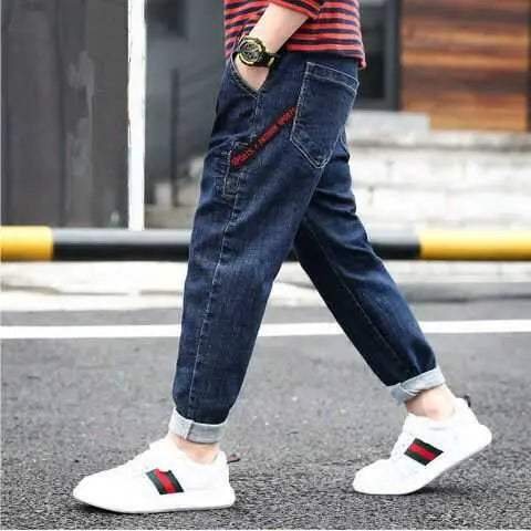 Boys' Denim Trousers Trousers Children's Clothing - AMIR BAGS INDIA PRIVATE LIMITED