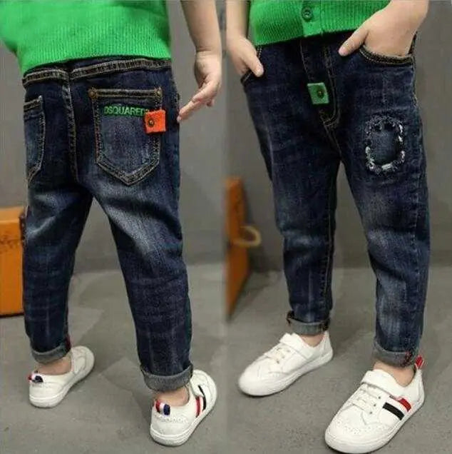 Boys' Denim Trousers Trousers Children's Clothing - AMIR BAGS INDIA PRIVATE LIMITED