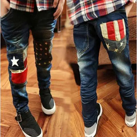 Boys' Denim Trousers Trousers Children's Clothing - AMIR BAGS INDIA PRIVATE LIMITED