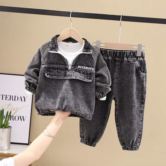 Boys Spring Clothing New Clothes Fashionable Handsome Children's Clothing - AMIR BAGS INDIA PRIVATE LIMITED