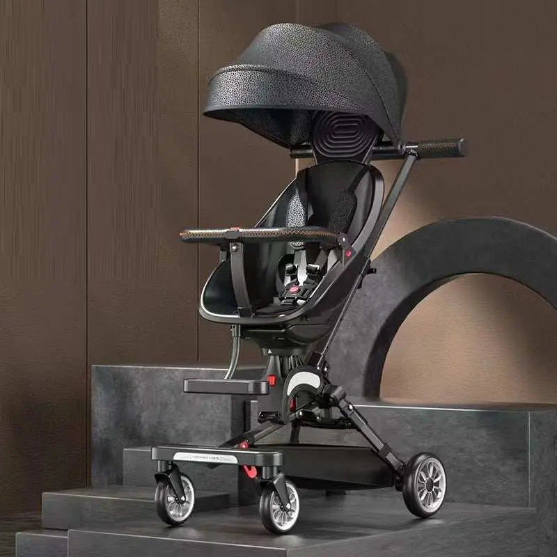 Can Sit And Lie Flat Two - way Folding Lightweight Shock - absorbing High - view Stroller - AMIR BAGS INDIA PRIVATE LIMITED
