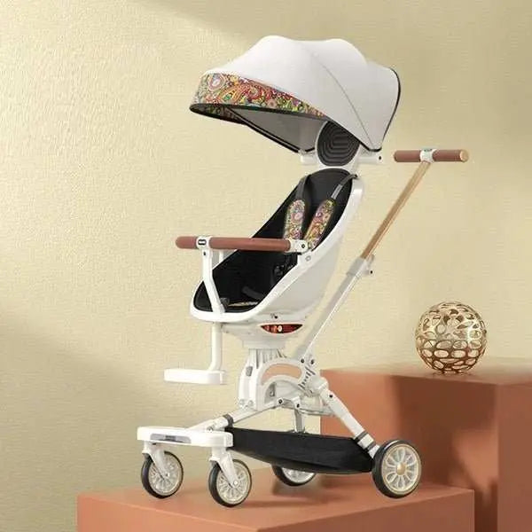 Can Sit And Lie Flat Two - way Folding Lightweight Shock - absorbing High - view Stroller - AMIR BAGS INDIA PRIVATE LIMITED