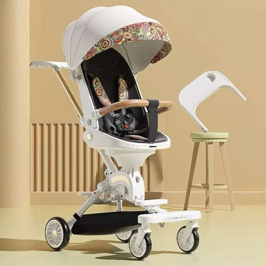 Can Sit And Lie Flat Two - way Folding Lightweight Shock - absorbing High - view Stroller - AMIR BAGS INDIA PRIVATE LIMITED