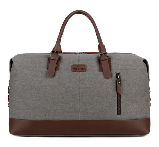 Canvas Travel Bag Men's Gym Bag Outdoor Luggage Bag - AMIR BAGS INDIA PRIVATE LIMITED