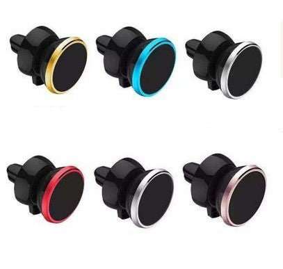 Car mobile phone navigation bracket mobile phone rack outlet magnetic car 360 degree magnetic rotating magnet bracket - AMIR BAGS INDIA PRIVATE LIMITED