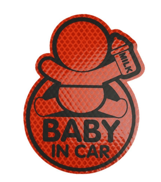 Car Reflective Stickers Baby In Car Reflective Car Stickers Car Reflective Warning Stickers - AMIR BAGS INDIA PRIVATE LIMITED