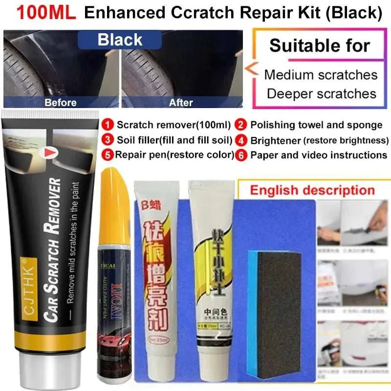 Car Scratch Remover Paint Care Tools Auto Remover Scratches Repair Polishing Auto Body Grinding Compound Anti Scratch Wax R1 - AMIR BAGS INDIA PRIVATE LIMITED