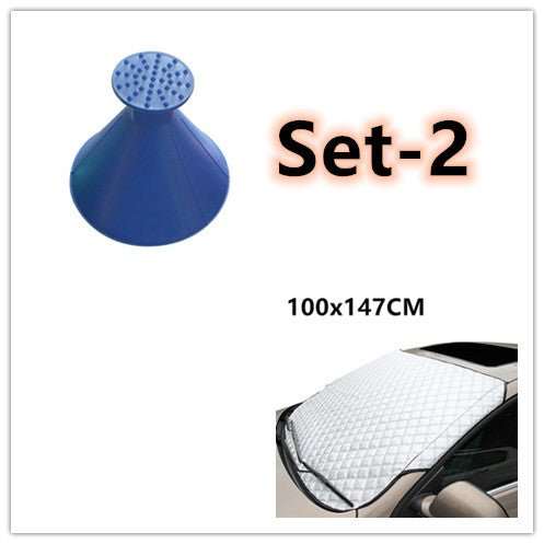 Car snow block front windshield antifreeze cover winter front gear snowboard windshield snow cover frost guard - AMIR BAGS INDIA PRIVATE LIMITED