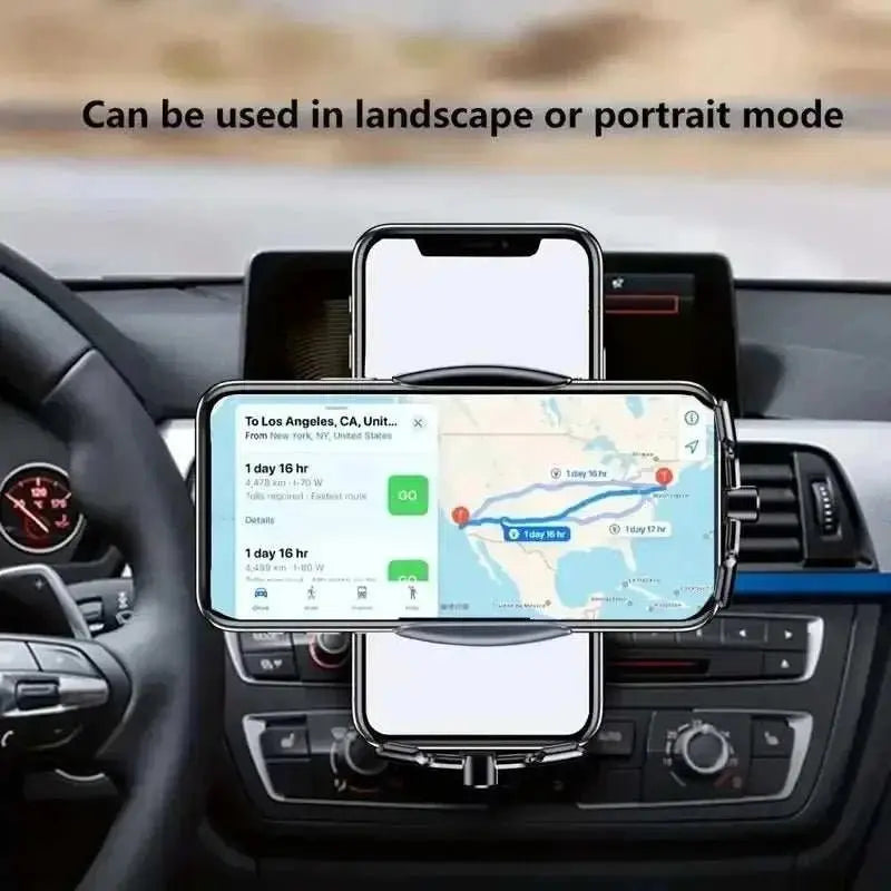 Car Wireless Charger Auto Car Phone Holder Mount 15W Fast Car Wireless Charging Stand for iPhone 15 14 13 Samsung S23 S22 Xiaomi - AMIR BAGS INDIA PRIVATE LIMITED