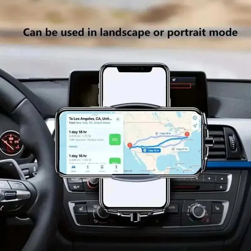 Car Wireless Charger Auto Car Phone Holder Mount 15W Fast Car Wireless Charging Stand for iPhone 15 14 13 Samsung S23 S22 Xiaomi - AMIR BAGS INDIA PRIVATE LIMITED