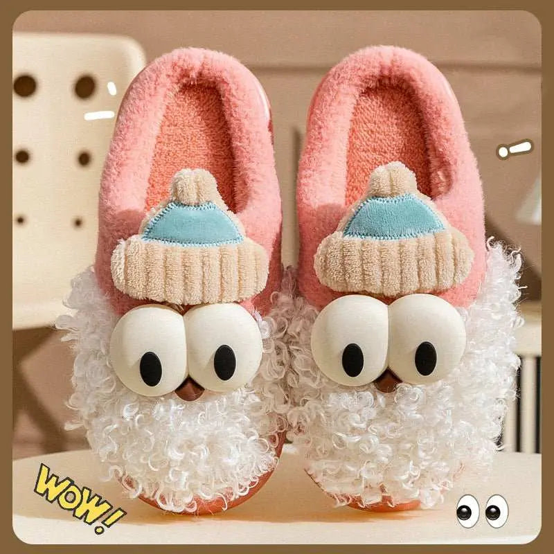 Cartoon Bearded Santa Claus Slippers Home Warm Non-slip Plush   CottonOverview:Unique design, stylish and beautiful.Good material, comfortable feet.A variety of colors, any choice.Specification:Upper material: Short PlushSole material:DropshipmanAMIR BAGS INDIA PRIVATE LIMITEDnull