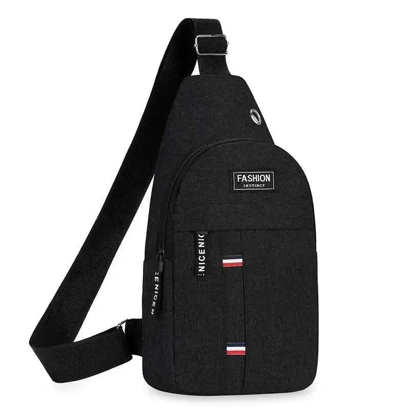 Chest Bag Men's One Shoulder Crossbody Bag Large Capacity Outdoor Sports And Leisure Fashion Small Shoulder Bag Large Capacit - AMIR BAGS INDIA PRIVATE LIMITED