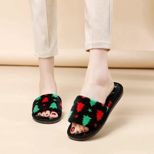 Christmas Tree Home Slippers Fashion Floor Bedroom Open-toe Plush SlipOverview:Unique design, stylish and beautiful.Good material, comfortable feet.A variety of colors, any choice.Specification:Upper material: PlushSole material: EVAApDropshipmanAMIR BAGS INDIA PRIVATE LIMITEDnull