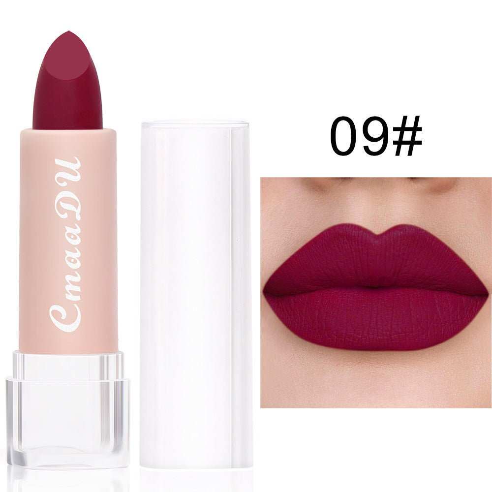 CmaaDu15 Color Matte Moisturizing Lipstick Waterproof Matte Lip Gloss - AMIR BAGS INDIA PRIVATE LIMITED